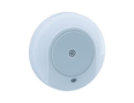 Lampka wtykowa nocna HORBY z czujnikiem dźwięku + zmierzchu 45lm 3000K biały / tworzywo sztuczne - 4
