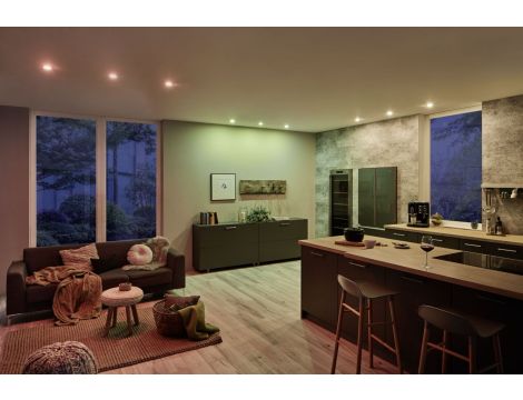 Oprawa do wbudowania NOVA PLUS COIN LED SH Zigbee wychylna 5.2W 400lm 84mm 2700-6500K IP23 230V szczotkowane żelazo - 7