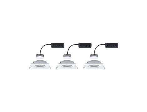 Oprawa do wbudowania NOVA COIN LED DIM wychylna 3x6W 470lm 84X84mm 2700K 230V biały mat - 5