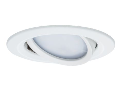 Oprawa do wbudowania NOVA PLUS COIN LED DIM wychylna 6W 470lm 93mm 2700K IP65 230V biały mat - 3