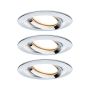 Oprawa do wbudowania NOVA PLUS COIN LED DIM wychylna zestaw 3x6W 470lm 93mm 2700K IP65 230V chrom - 2