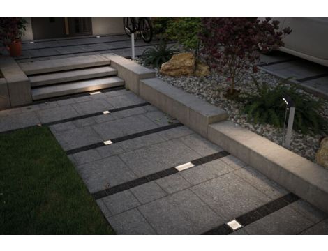 Oprawa wpuszczana ARON LED solar 12lm czujnik zmierzchu 10x10cm 3000K IP67 metal - 5