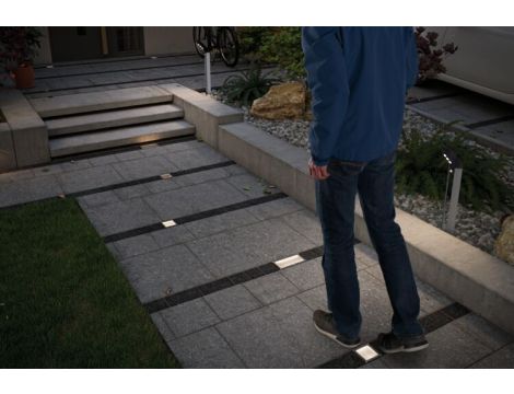 Oprawa wpuszczana ARON LED solar 12lm czujnik zmierzchu 10x10cm 3000K IP67 metal - 6