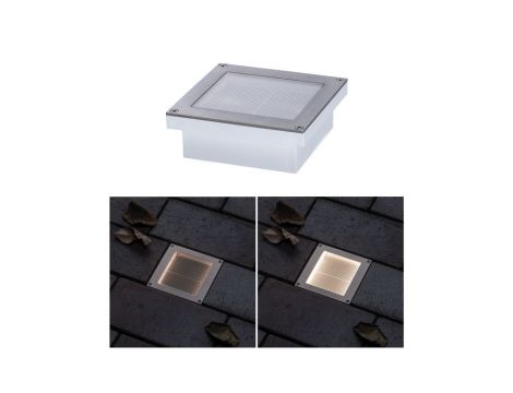 Oprawa wpuszczana ARON LED solar 12lm czujnik zmierzchu 10x10cm 3000K IP67 metal - 7