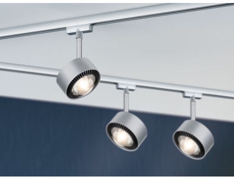 Reflektor na szynoprzewód URail ALDAN DIM 8W 498lm 2700K 230V chrom matowy /  metal - 4