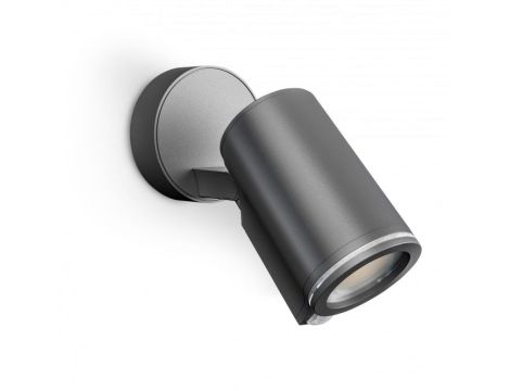 Oprawa elewacyjna z czujnikiem ruchu i zmierzchu SPOT ONE S PIR 7,47W 512lm 3000K IP44  IK03 230V antracyt / aluminium