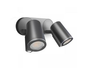 Oprawa elewacyjna z czujnikiem ruchu i zmierzchu  SPOT DUO S PIR 14,95W LED 1024lm 3000K IP44  IK03 230V antracyt / aluminium