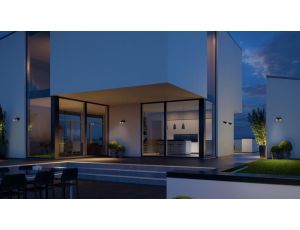 Oprawa elewacyjna z czujnikiem ruchu i zmierzchu  SPOT DUO S PIR 14,95W LED 1024lm 3000K IP44  IK03 230V antracyt / aluminium - image 2