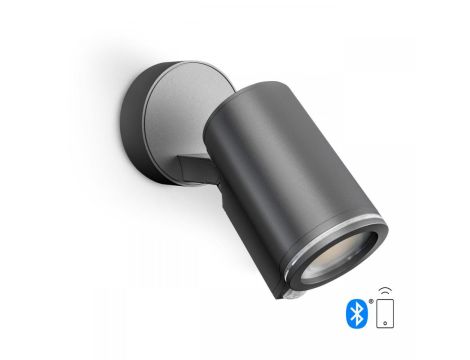 Oprawa elewacyjna z czujnikiem ruchu i zmierzchu SPOT ONE SC PIR Bluetooth Mesh 7,9W 512lm 3000K IP44  IK03 230V antracyt / aluminium - 2