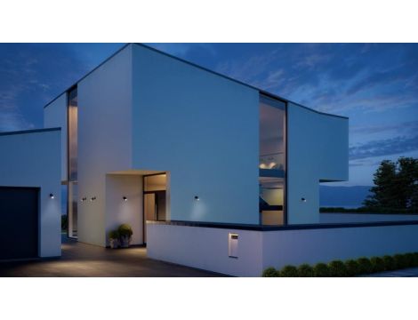 Oprawa elewacyjna z czujnikiem ruchu i zmierzchu SPOT ONE SC PIR Bluetooth Mesh 7,9W 512lm 3000K IP44  IK03 230V antracyt / aluminium - 3