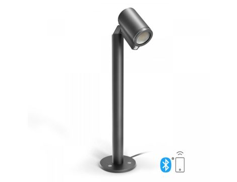 Oprawa ogrodowa z czujnikiem ruchu i zmierzchu SPOT WAY SC PIR Bluetooth Mesh  7,9W 512lm 3000K IP44 IK03 230V antracyt / aluminium - 2