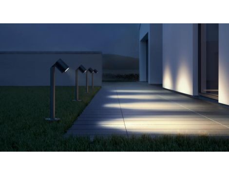 Oprawa ogrodowa z czujnikiem ruchu i zmierzchu SPOT WAY SC PIR Bluetooth Mesh  7,9W 512lm 3000K IP44 IK03 230V antracyt / aluminium - 3