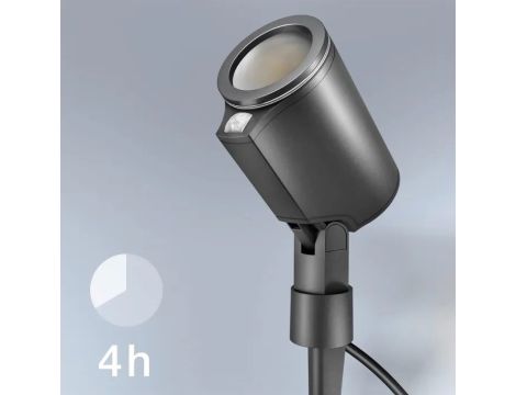 Oprawa ogrodowa wbijana SPOT GARDEN SC LED czujniki ruchu i zmierzchu Bluetooth Mesh  7,9W 512lm 3000K IP44 IK03 230V antracyt / aluminium - 6