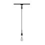 Lampa wisząca na szynoprzewód URail Deco System E14 max.1x20W 135cm 230V czarny matowy / metal - 2