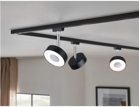 Reflektor na szynoprzewód URail CIRCLE LED DIM 5W 160lm 4000K 230V czarny matowy/ metal - 5