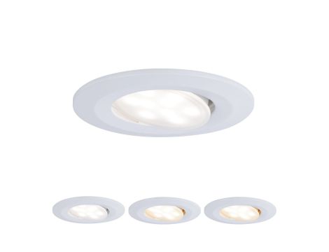 Oprawa do wbudowania CALLA LED 5W 400lm okrągła stała 3000/4000/6500K IP65 230V biały matowy - 2
