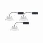 Zestaw opraw do wbudowania CALLA LED 3x5W 400lm okrągła stała 3000/4000/6500K IP65 230V biały matowy - 3