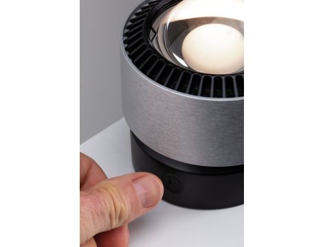 Lampa stołowa ALDAN LED ściemniana 3,5W 200lm 2700K 230V czarny / szczotkowane aluminium - 5