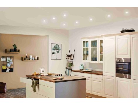 Oprawa do wbudowania NOVA LED wychylna GU10 6.5W 460lm 84mm 2700K IP23 230V aluminium - 5