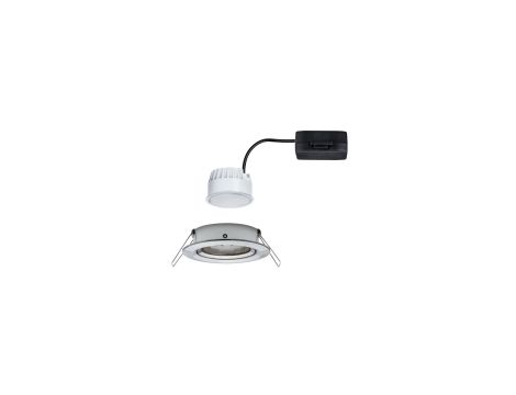 Oprawa do wbudowania NOVA COIN LED wychylna 6W 470lm 84mm 2700K IP23 230V szczotkowane żelazo - 3