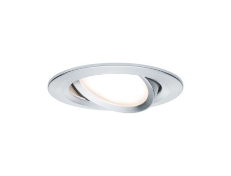 Oprawa do wbudowania NOVA COIN LED wychylna 6W 470lm 84mm 2700K IP23 230V aluminium