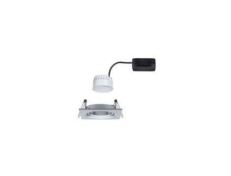 Oprawa do wbudowania NOVA COIN LED wychylna 6W 470lm 84x84mm 2700K IP23 230V aluminium - 2
