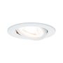 Oprawa do wbudowania NOVA LED DIM wychylna GU10 6.5W 460lm 84mm 2700K IP23 230V biały mat - 2