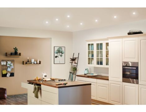 Oprawa do wbudowania NOVA LED DIM wychylna zestaw  GU10 6.5W 460lm 84mm 2700K IP23 230V biały mat - 6