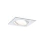 Oprawa do wbudowania NOVA LED DIM wychylna zestaw 3xGU10 6.5W 460lm 84x84mm 2700K IP23 230V biały mat - 3