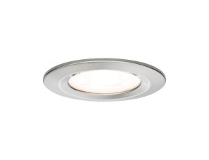 Oprawa do wbudowania NOVA LED DIM stała GU10 6.5W 460lm 78mm 2700K IP44 230V szczotkowane żelazo