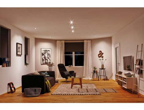 Oprawa do wbudowania NOVA LED DIM stała GU10 6.5W 460lm 78mm 2700K IP44 230V szczotkowane żelazo - 3