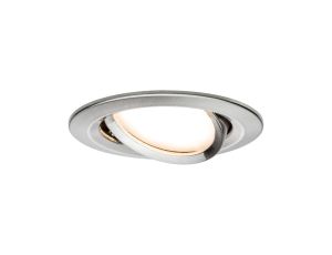 Oprawa do wbudowania NOVA COIN LED DIM wychylna 6W 470lm 84mm 2700K IP23 230V szczotkowane żelazo