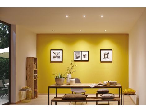 Oprawa do wbudowania NOVA COIN LED DIM wychylna 6W 470lm 84mm 2700K IP23 230V szczotkowane żelazo - 8