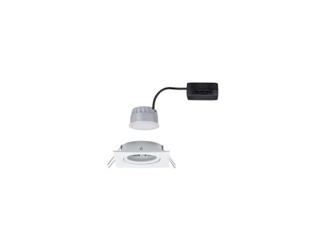 Oprawa do wbudowania NOVA COIN LED DIM wychylna 6W 470lm 84x84mm 2700K IP23 230V biały mat - 2