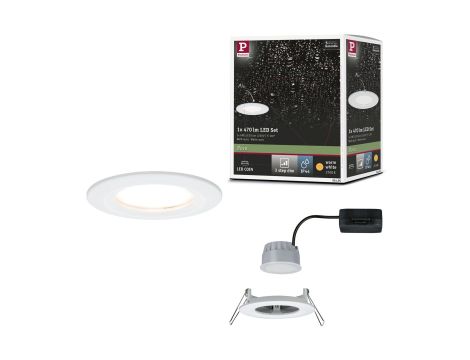 Oprawa do wbudowania NOVA COIN LED DIM stała 6W 470lm 78mm 2700K IP44 230V biały mat - 6