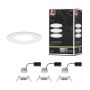 Oprawa do wbudowania NOVA COIN LED DIM stała zestaw  3x6W 470lm 78mm 2700K IP44 230V biały mat - 8