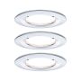 Oprawa do wbudowania NOVA COIN LED DIM stała zestaw 3x6W 470lm 78mm 2700K IP44 230V chrom - 2