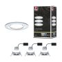 Oprawa do wbudowania NOVA COIN LED DIM stała zestaw 3x6W 470lm 78mm 2700K IP44 230V chrom - 9