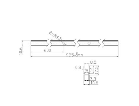 Profil aluminiowy do taśm LED Plug & Shine NEON 1 metr srebrny / aluminum - 8