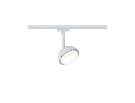 URail System Spot Hemi 1x5W Biały 230V Metal/Tworzywo sztuczne