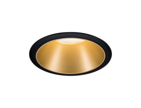 Oprawa do wbudowania COLE COIN LED 3-STEP DIM 1x6W 470lm 2700K IP44 230V czarny / złoty / matowy