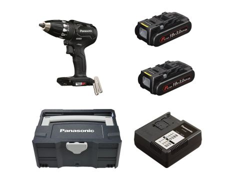 Wiertarko-wkrętarka 18V Panasinic EY74A3 + Systainer + 2x 3.0Ah + ładowarka