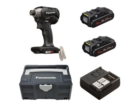 Zakrętarka udarowa 18V Panasonic EY76A1+ Systainer + 2x 3.0Ah + ładowarka