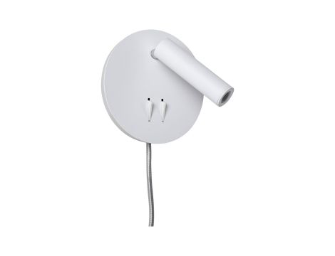 Oprawa ścienna TABARI LED 4.4W 3000K  1x300lm i 1x160lm 230V biały / chrom / metal - 2