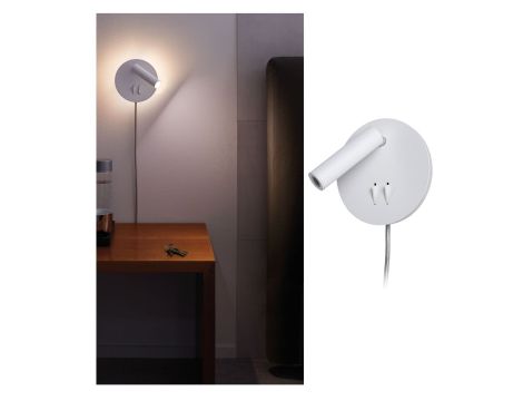 Oprawa ścienna TABARI LED 4.4W 3000K  1x300lm i 1x160lm 230V biały / chrom / metal - 7