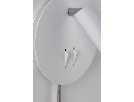 Oprawa ścienna TABARI LED 4.4W 3000K  1x300lm i 1x160lm 230V biały / chrom / metal - 6