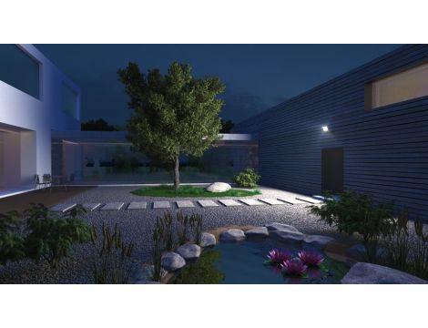 Naświetlacz z czujnikiem Steinel XLED ONE S LED PIR 18,6W 3000K 2050lm IP44 IK03 230V antracytowy / aluminium - 3