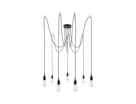 Lampa wisząca KETIL Neordic E27 max. 7x60W IP20 230V czarny / metal / tworzywo sztuczne - 3