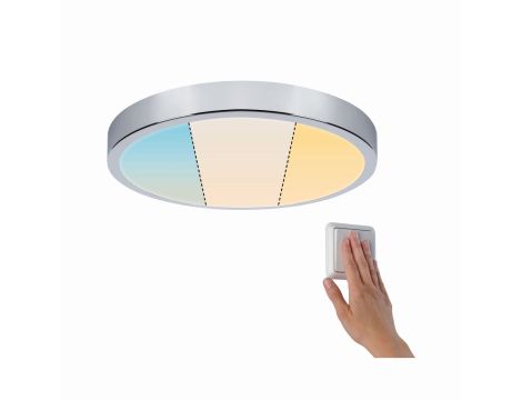 Plafoniera AVIAR LED DIM 24W 2200lm okrągła 3060mm 2700-6500K IP44 230V chrom /  tworzywo sztuczne - 4