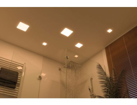 Panel bezramkowy VEUNA VariFit IP44 20W 3000K 185x185mm  230V tworzywo sztuczne - 4